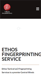 Mobile Screenshot of ethosfingerprinting.com